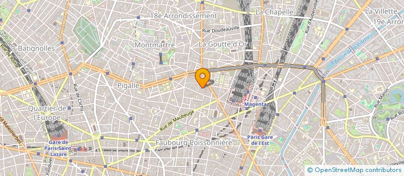 localisation de l'entreprise SCI BERGERA  PARIS