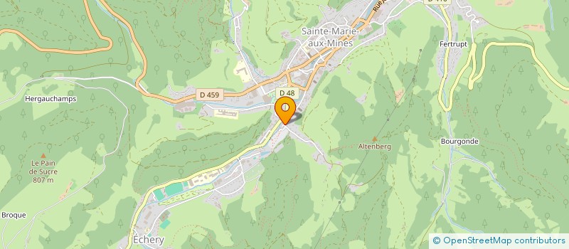 localisation de l'entreprise SCI BERGERANGE  SAINTE-MARIE-AUX-MINES