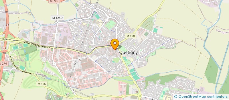 localisation de l'entreprise SCI BERGERET GALLAND à QUETIGNY