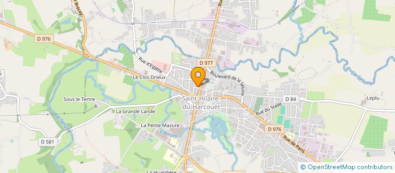 localisation de l'entreprise SCI BERGERETTE  SAINT-HILAIRE-DU-HARCOUET