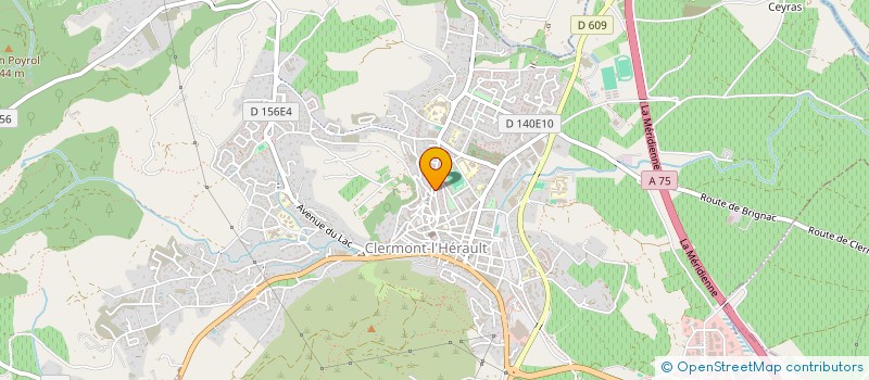 localisation de l'entreprise SCI BERGERIE  CLERMONT-L'HERAULT