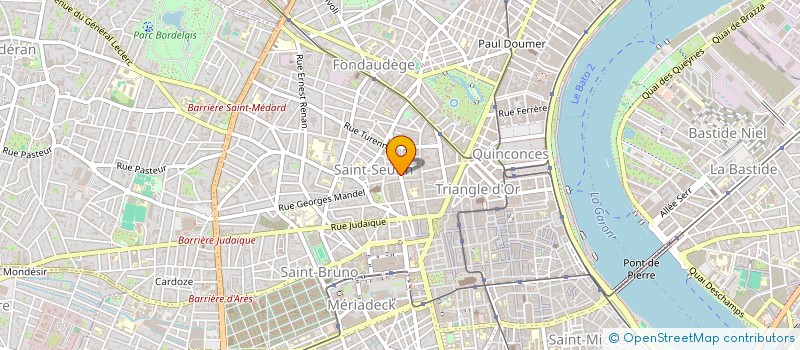 localisation de l'entreprise SCI BERGERIE DE L'OCEAN  BORDEAUX