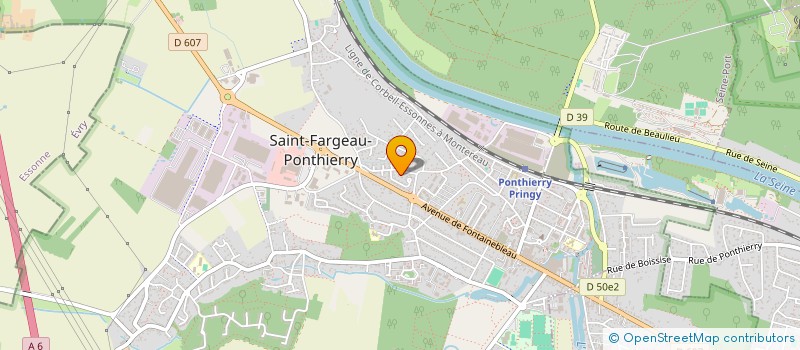 localisation de l'entreprise SCI BERGERONNETTE  SAINT-FARGEAU-PONTHIERRY