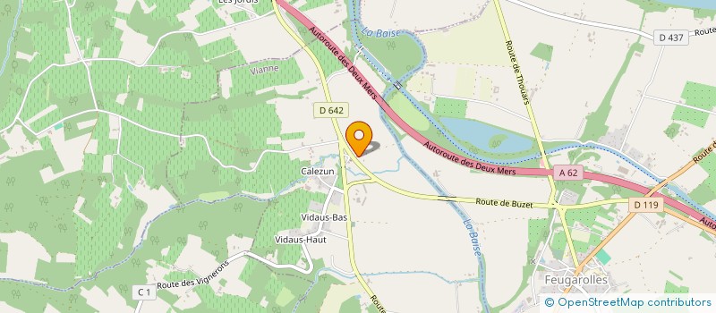 localisation de l'entreprise SCI BERGES  VIANNE