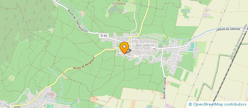 localisation de l'entreprise SCI BERGHOLEY  BERGHEIM