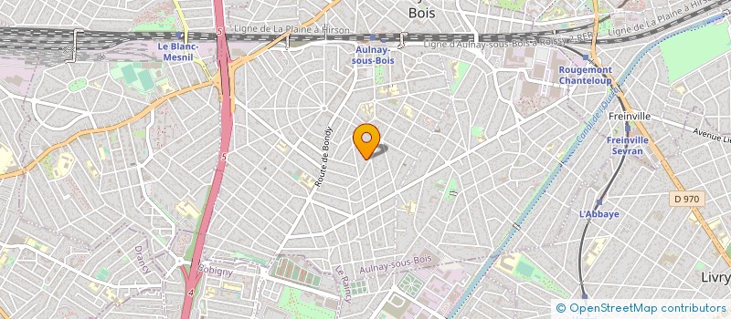 localisation de l'entreprise SCI BERGISE à AULNAY-SOUS-BOIS