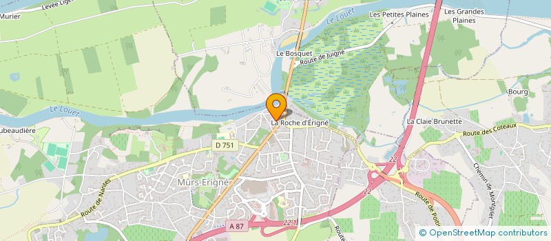 localisation de l'entreprise SCI BERGOFFEN  MURS-ERIGNE