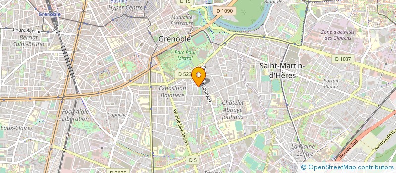 localisation de l'entreprise SCI BERGONIE à GRENOBLE