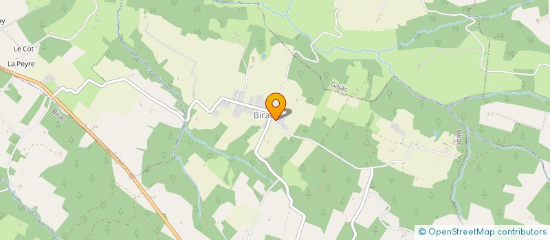 localisation de l'entreprise SCI BERGONSSE à BIRAC