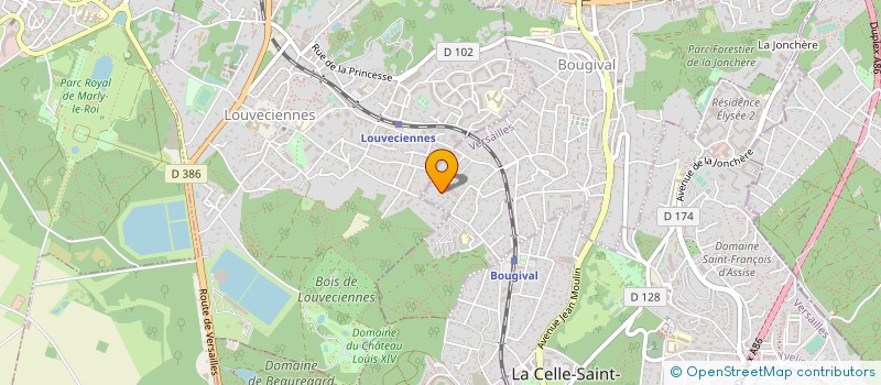 localisation de l'entreprise SCI BERGSON  BOUGIVAL