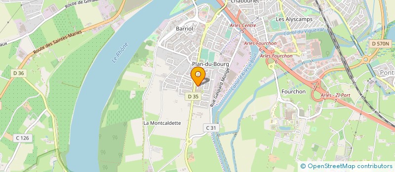 localisation de l'entreprise SCI BERGSON à ARLES