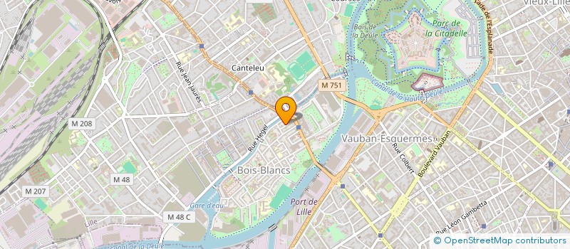 localisation de l'entreprise SCI BERGUES 17 19 à LILLE