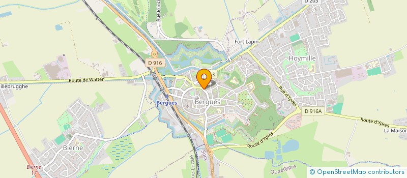 localisation de l'entreprise SCI BERGUES NATIONALE  BERGUES