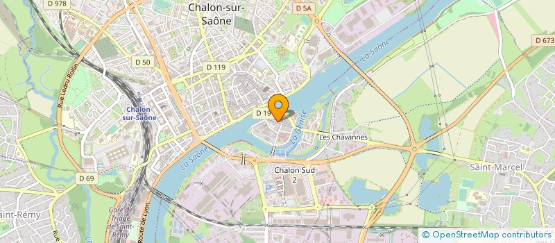 localisation de l'entreprise SCI BERHEGUILAL  CHALON-SUR-SAONE