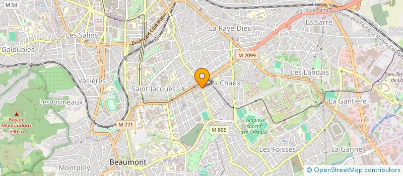 localisation de l'entreprise SCI BERHTWALD  CLERMONT-FERRAND