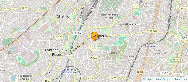 localisation de l'entreprise SCI BERIBO à BAGNEUX