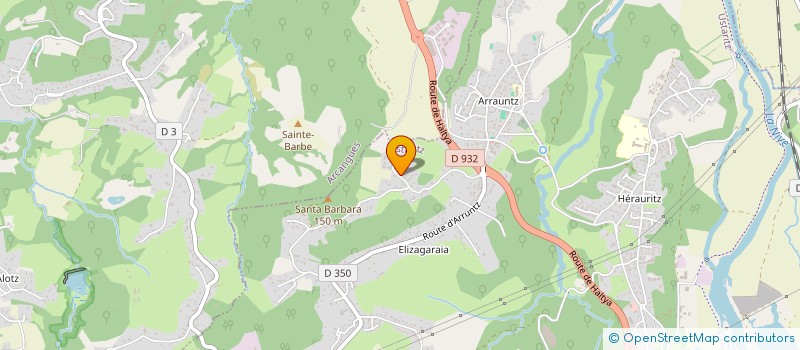 localisation de l'entreprise SCI BERIC  USTARITZ