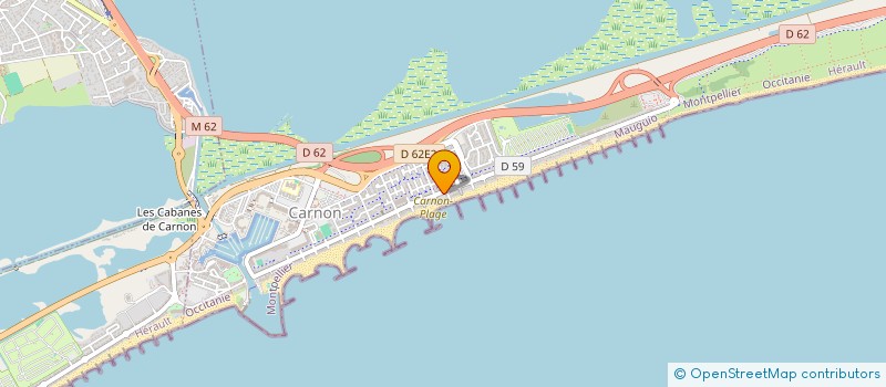 localisation de l'entreprise SCI BERICAR2  MAUGUIO