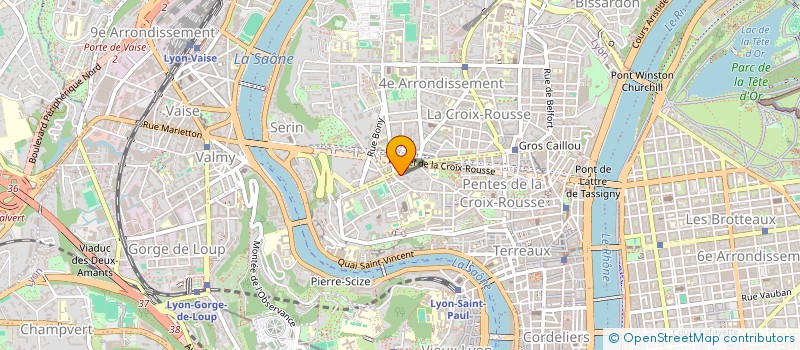 localisation de l'entreprise SCI BERIEN à LYON