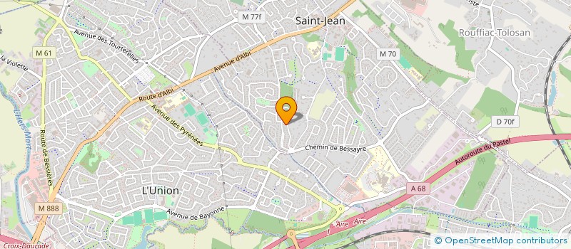 localisation de l'entreprise SCI BERIFASY à SAINT-JEAN