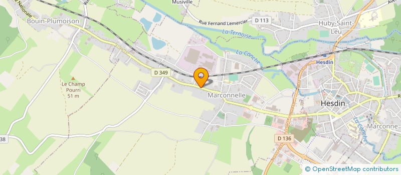 localisation de l'entreprise SCI BERIMA  MARCONNELLE