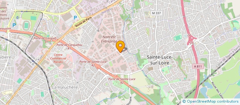 localisation de l'entreprise SCI BERIMMO à NANTES