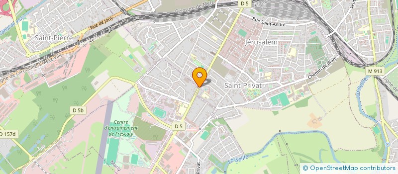 localisation de l'entreprise SCI BERINA à MONTIGNY-LES-METZ