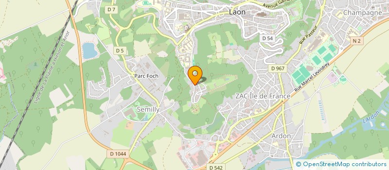 localisation de l'entreprise SCI BERINVEST à LAON