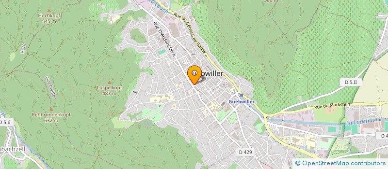 localisation de l'entreprise SCI BERIS  GUEBWILLER