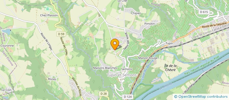 localisation de l'entreprise SCI BERJAC  TUPIN-ET-SEMONS