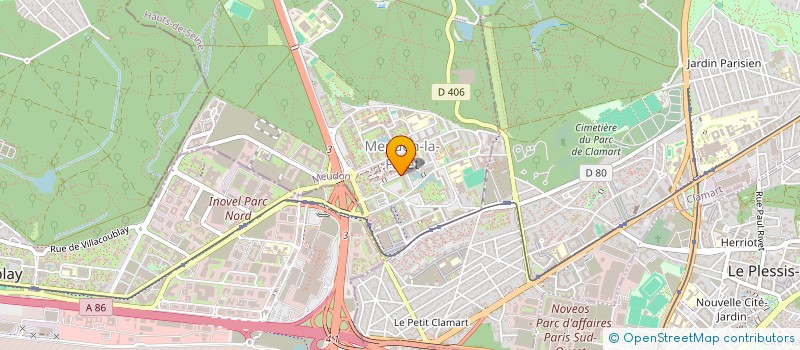 localisation de l'entreprise SCI BERJE à MEUDON