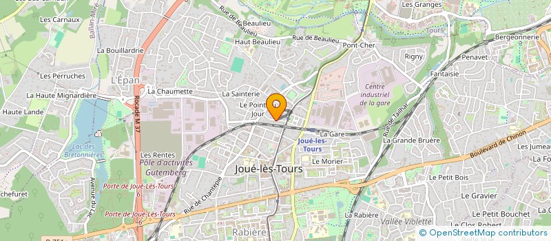 localisation de l'entreprise SCI BERJEBELLE  JOUE-LES-TOURS