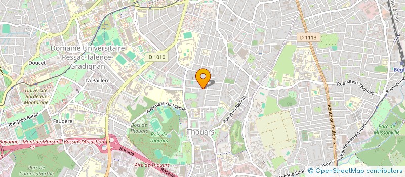 localisation de l'entreprise SCI BERJON-CASSIEDE  TALENCE