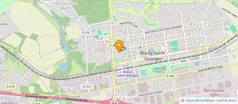 localisation de l'entreprise SCI BERKELEY  BUSSY-SAINT-GEORGES