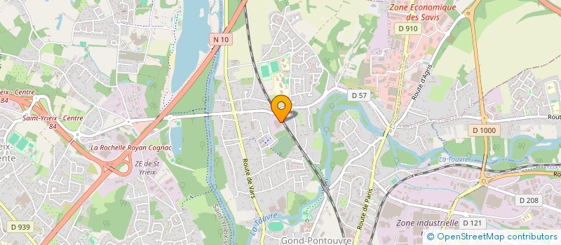 localisation de l'entreprise SCI BERLA POITIERS  GOND-PONTOUVRE