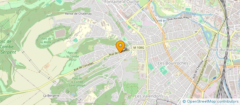 localisation de l'entreprise SCI BERLAND  DIJON