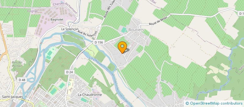 localisation de l'entreprise SCI BERLAND-METAYER à BOUTIERS-SAINT-TROJAN