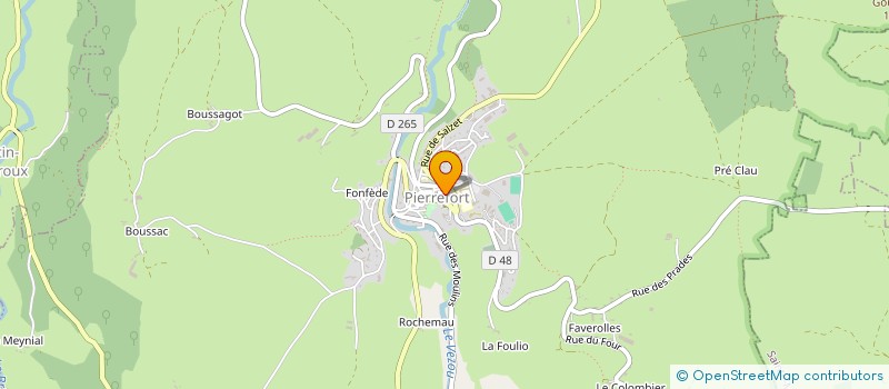 localisation de l'entreprise SCI BERLANDE-CHAUVET à PIERREFORT