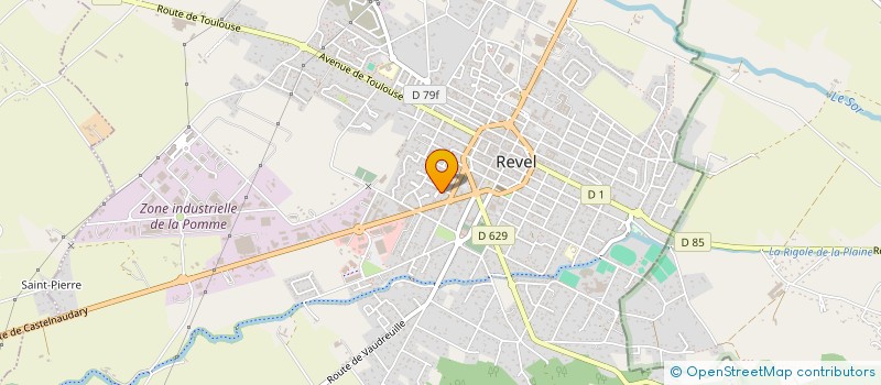 localisation de l'entreprise SCI BERLANG  REVEL