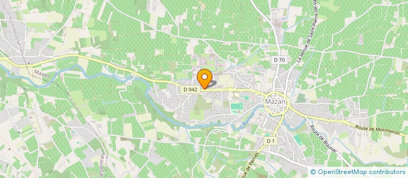 localisation de l'entreprise SCI BERLAUD  MAZAN