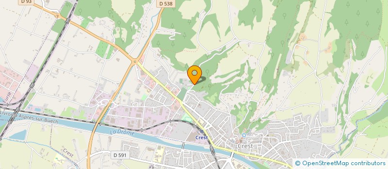 localisation de l'entreprise SCI  BERLETTE  CREST