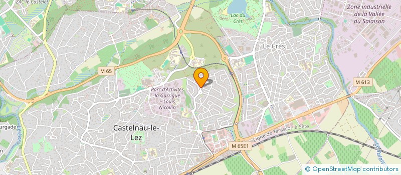 localisation de l'entreprise SCI BERLICIA à CASTELNAU-LE-LEZ