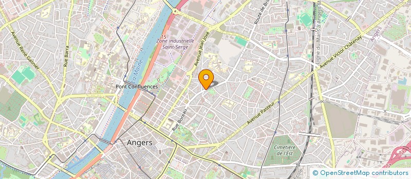 localisation de l'entreprise SCI BERLIN à ANGERS