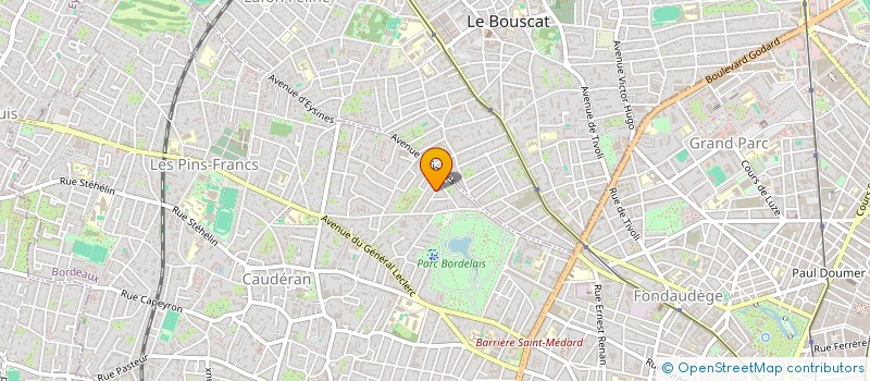 localisation de l'entreprise SCI BERLIN  BORDEAUX