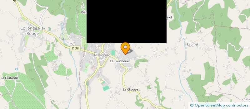 localisation de l'entreprise SCI BERLIN'S  MEYSSAC