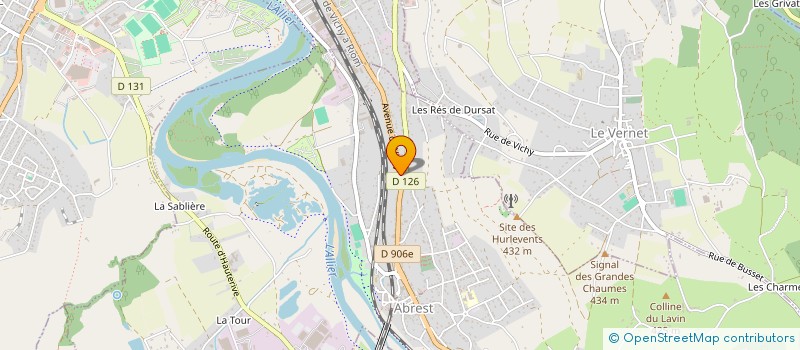 localisation de l'entreprise SCI BERLIO  ABREST