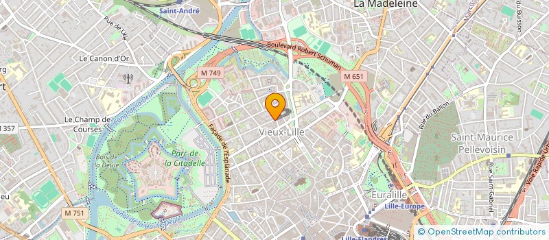 localisation de l'entreprise SCI BERLIOZ 2002 à LILLE