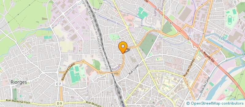 localisation de l'entreprise SCI BERLIOZ à RIORGES