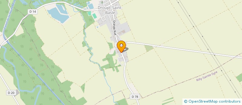 localisation de l'entreprise SCI BERLIOZ  DROUPT-SAINT-BASLE