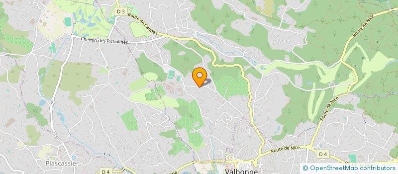 localisation de l'entreprise SCI BERLIOZ à OPIO